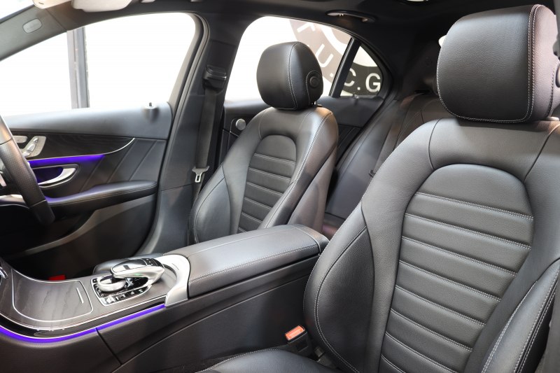 メルセデスベンツ Cクラス C200 AVG AMGﾗｲﾝ ﾚｻﾞｰｴｸｽｸﾙｰｼﾌﾞ&ﾚｰﾀﾞｰｾｰﾌﾃｨPKG　BSG搭載 後期 ｷｰﾚｽｺﾞｰ 黒本革 ﾊﾟﾉﾗﾏSR ﾍｯﾄﾞｱｯﾌﾟD HDDﾅﾋﾞTV ｽﾏﾎ連携 ﾌﾞﾙﾒｽﾀｰ ﾊﾞｯｸｶﾒﾗ PTS LEDﾗｲﾄ ﾊﾝｽﾞﾌﾘｰA AMGｴｱﾛ&18AW ｴｱｻｽ 9AT　2年保証