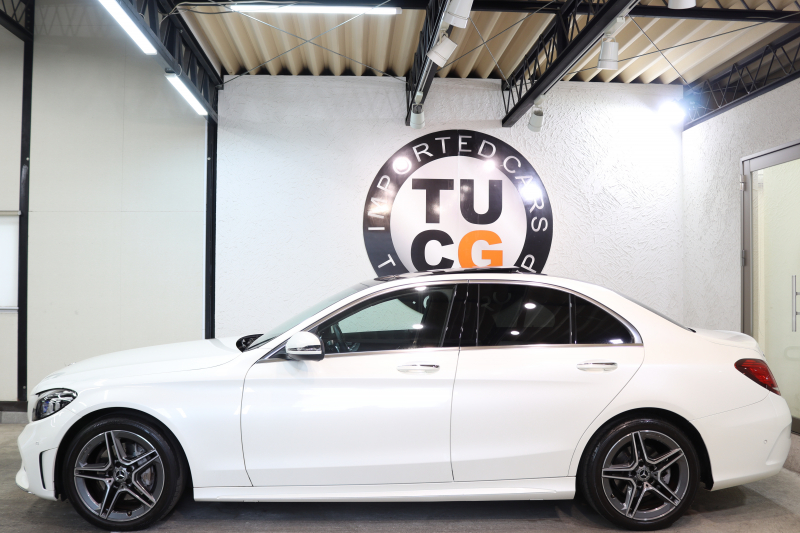 メルセデスベンツ Cクラス C200 AVG AMGﾗｲﾝ ﾚｻﾞｰｴｸｽｸﾙｰｼﾌﾞ&ﾚｰﾀﾞｰｾｰﾌﾃｨPKG　BSG搭載 後期 ｷｰﾚｽｺﾞｰ 黒本革 ﾊﾟﾉﾗﾏSR ﾍｯﾄﾞｱｯﾌﾟD HDDﾅﾋﾞTV ｽﾏﾎ連携 ﾌﾞﾙﾒｽﾀｰ ﾊﾞｯｸｶﾒﾗ PTS LEDﾗｲﾄ ﾊﾝｽﾞﾌﾘｰA AMGｴｱﾛ&18AW ｴｱｻｽ 9AT　2年保証