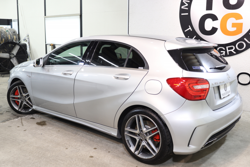 AMG Aクラス A45 4MATIC AMGｴｸｽｸﾙｰｼﾌﾞ&ﾚｰﾀﾞｰｾｰﾌﾃｨPKG　黒本革 ｼｰﾄﾋｰﾀｰ HDDﾅﾋﾞTV BT音楽 ﾊﾞｯｸｶﾒﾗ PTS ｷｾﾉﾝ AMG専用装備&ﾁｭｰﾆﾝｸﾞ 7AT　2年保証
