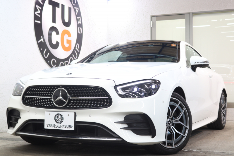 メルセデスベンツ Eクラス E200ｸｰﾍﾟ ｽﾎﾟｰﾂ ﾚｻﾞｰ&ﾚｰﾀﾞｰｾｰﾌﾃｨPKG　BSG搭載 後期 1ｵｰﾅｰ ｷｰﾚｽｺﾞｰ 黒本革 ﾊﾟﾉﾗﾏSR ﾍｯﾄﾞｱｯﾌﾟD MBUXﾅﾋﾞTV ｽﾏﾎ連携 ﾌﾞﾙﾒｽﾀｰ 360ｶﾒﾗ PTS LEDﾗｲﾄ AMGｴｱﾛ&19AW ﾀﾞｲﾅﾐｯｸS 9AT　2年保証