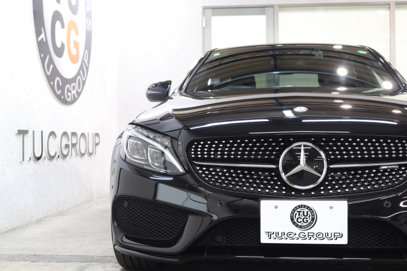 AMG Cクラス C43 4MATIC ｴｸｽｸﾙｰｼﾌﾞ&ﾚｰﾀﾞｰｾｰﾌﾃｨPKG　中期 ｷｰﾚｽｺﾞｰ 黒本革 ﾍｯﾄﾞｱｯﾌﾟD HDDﾅﾋﾞTV BT音楽 ﾌﾞﾙﾒｽﾀｰ ﾊﾞｯｸｶﾒﾗ PTS LEDﾗｲﾄ ﾊﾝｽﾞﾌﾘｰA AMG専用装備&ﾁｭｰﾆﾝｸﾞ 9AT　2年保証