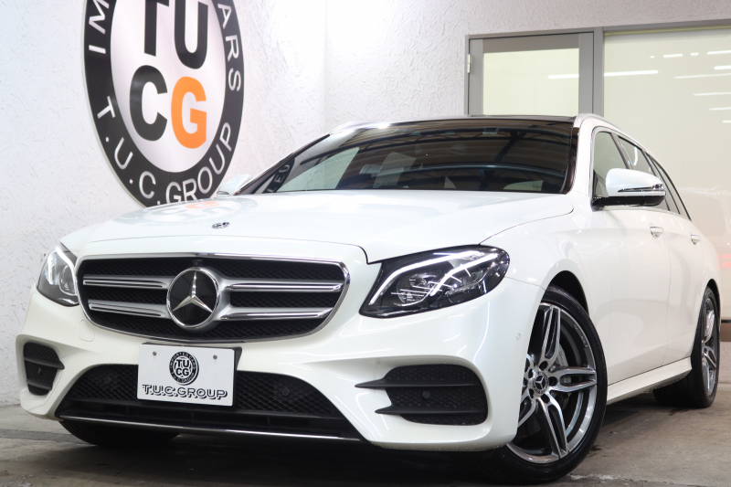 メルセデスベンツ Eクラス E300ｽﾃｰｼｮﾝﾜｺﾞﾝ AVG ｽﾎﾟｰﾂ ｴｸｽｸﾙｰｼﾌﾞ&ﾚｰﾀﾞｰｾｰﾌﾃｨPKG　中期 NEWｽﾃｱﾘﾝｸﾞ ｷｰﾚｽｺﾞｰ 黒本革 ﾊﾟﾉﾗﾏSR ﾍｯﾄﾞｱｯﾌﾟD HDDﾅﾋﾞTV ｽﾏﾎ連携 ﾌﾞﾙﾒｽﾀｰ 360ｶﾒﾗ PTS LEDﾗｲﾄ ﾊﾝｽﾞﾌﾘｰA AMGｴｱﾛ&19AW ﾀﾞｲﾅﾐｯｸS 9AT　2年保証