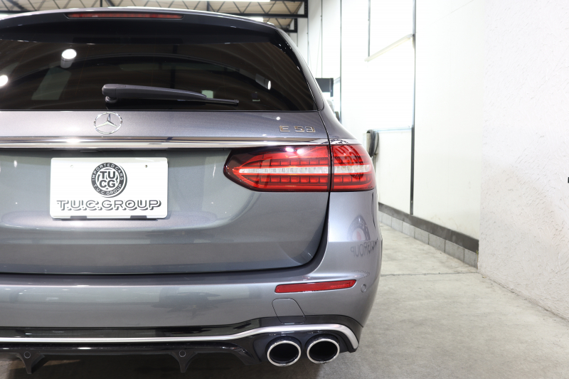 AMG Eクラス E53ｽﾃｰｼｮﾝﾜｺﾞﾝ 4MATIC+ ｴｸｽｸﾙｰｼﾌﾞ&ﾚｰﾀﾞｰｾｰﾌﾃｨPKG　ISG搭載 後期 ｷｰﾚｽｺﾞｰ 黒本革 ﾍﾞﾝﾁﾚｰﾀｰ ﾊﾟﾉﾗﾏSR HUD MBUXﾅﾋﾞTV&ｷｬﾝｾﾗｰ ｽﾏﾎ連携 ﾌﾞﾙﾒｽﾀｰ 360ｶﾒﾗ LEDﾗｲﾄ 自動Rｹﾞｰﾄ AMG専用装備&ﾁｭｰﾆﾝｸﾞ 9AT 希少色ｾﾚﾅｲﾄｸﾞﾚｰ　2年保証