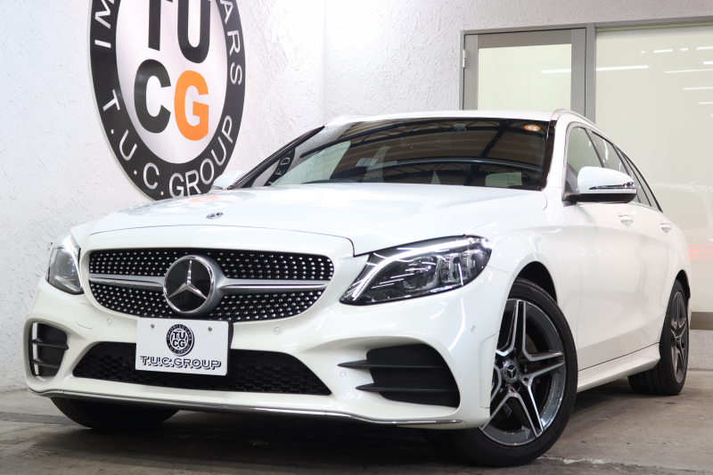 メルセデスベンツ Cクラス C200ｽﾃｰｼｮﾝﾜｺﾞﾝ AVG AMGﾗｲﾝ ﾚｰﾀﾞｰｾｰﾌﾃｨPKG　BSG搭載 後期 ｷｰﾚｽｺﾞｰ 黒革 HDDﾅﾋﾞTV ｽﾏﾎ連携 ﾊﾞｯｸｶﾒﾗ PTS LEDﾗｲﾄ 自動Rｹﾞｰﾄ AMGｴｱﾛ&18AW ﾀﾞｲﾅﾐｯｸS ｴｱｻｽ 9AT　2年保証