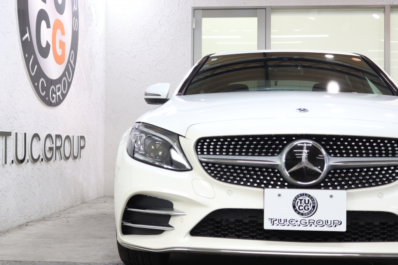 メルセデスベンツ Cクラス C200 4MATIC AVG AMGﾗｲﾝ ﾚｰﾀﾞｰｾｰﾌﾃｨPKG　BSG搭載 後期 ｷｰﾚｽｺﾞｰ 黒革 HDDﾅﾋﾞTV ｽﾏﾎ連携 ﾊﾞｯｸｶﾒﾗ PTS LEDﾗｲﾄ AMGｴｱﾛ&18AW ﾀﾞｲﾅﾐｯｸS ｴｱｻｽ 9AT　2年保証