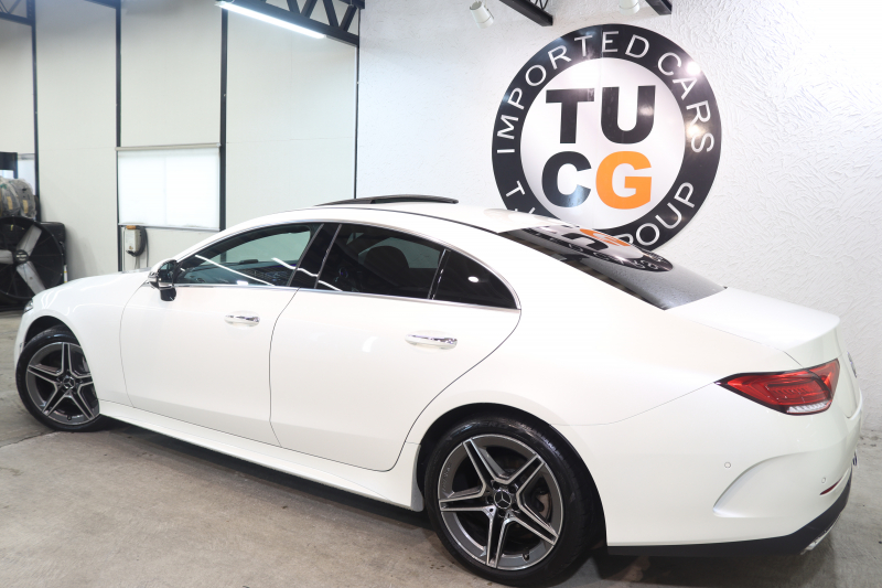 メルセデスベンツ CLS CLS220d ｽﾎﾟｰﾂ ｴｸｽｸﾙｰｼﾌﾞ&ﾚｰﾀﾞｰｾｰﾌﾃｨPKG　ｷｰﾚｽｺﾞｰ 黒本革 ﾍﾞﾝﾁﾚｰﾀｰ ｻﾝﾙｰﾌ ﾍｯﾄﾞｱｯﾌﾟD HDDﾅﾋﾞTV ｽﾏﾎ連携 ﾌﾞﾙﾒｽﾀｰ 360ｶﾒﾗ PTS LEDﾗｲﾄ ﾊﾝｽﾞﾌﾘｰA AMGｴｱﾛ&19AW ﾀﾞｲﾅﾐｯｸS ｴｱｻｽ 9AT　2年保証