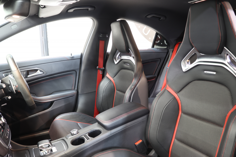 AMG CLAクラス CLA45 4MATIC ｱﾄﾞﾊﾞﾝｽﾄﾞ&ﾚｰﾀﾞｰｾｰﾌﾃｨPKG　1ｵｰﾅｰ 黒本革 HDDﾅﾋﾞTV BT音楽 harman/kardon ﾊﾞｯｸｶﾒﾗ PTS ｷｾﾉﾝ AMG専用装備&ﾁｭｰﾆﾝｸﾞ 7AT　2年保証