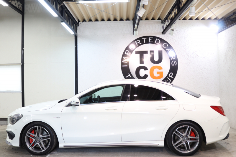 AMG CLAクラス CLA45 4MATIC ｱﾄﾞﾊﾞﾝｽﾄﾞ&ﾚｰﾀﾞｰｾｰﾌﾃｨPKG　1ｵｰﾅｰ 黒本革 HDDﾅﾋﾞTV BT音楽 harman/kardon ﾊﾞｯｸｶﾒﾗ PTS ｷｾﾉﾝ AMG専用装備&ﾁｭｰﾆﾝｸﾞ 7AT　2年保証