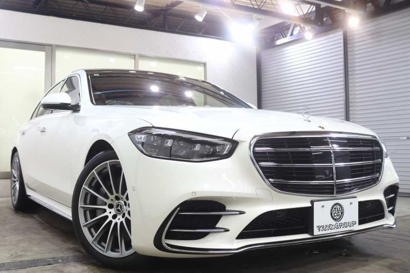 メルセデスベンツ Sクラス S500 4MATIC AMGﾗｲﾝ ﾚｻﾞｰｴｸｽｸﾙｰｼﾌﾞ&ﾚｰﾀﾞｰｾｰﾌﾃｨPKG　ISG搭載 ｷｰﾚｽｺﾞｰ 茶/黒本革 ﾍﾞﾝﾁﾚｰﾀｰ ﾊﾟﾉﾗﾏSR ﾍｯﾄﾞｱｯﾌﾟD MBUXﾅﾋﾞTV ｽﾏﾎ連携 ﾌﾞﾙﾒｽﾀｰ 360ｶﾒﾗ PTS LEDﾗｲﾄ ﾊﾝｽﾞﾌﾘｰA AMGｴｱﾛ&20AW ﾜｲﾔﾚｽ充電 9AT　2年保証