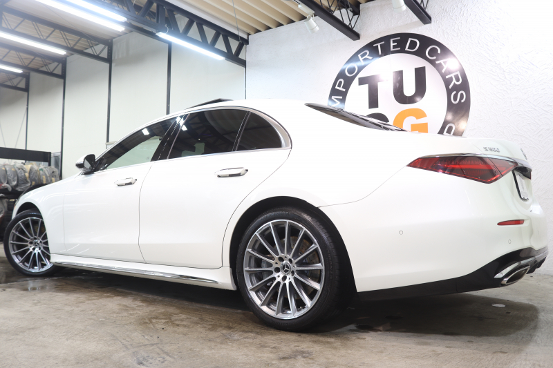 メルセデスベンツ Sクラス S500 4MATIC AMGﾗｲﾝ ﾚｻﾞｰｴｸｽｸﾙｰｼﾌﾞ&ﾚｰﾀﾞｰｾｰﾌﾃｨPKG　ISG搭載 ｷｰﾚｽｺﾞｰ 茶/黒本革 ﾍﾞﾝﾁﾚｰﾀｰ ﾊﾟﾉﾗﾏSR ﾍｯﾄﾞｱｯﾌﾟD MBUXﾅﾋﾞTV ｽﾏﾎ連携 ﾌﾞﾙﾒｽﾀｰ 360ｶﾒﾗ PTS LEDﾗｲﾄ ﾊﾝｽﾞﾌﾘｰA AMGｴｱﾛ&20AW ﾜｲﾔﾚｽ充電 9AT　2年保証