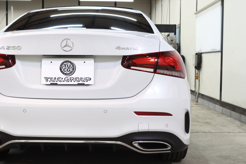 メルセデスベンツ Aクラス A250 4MATIC ｾﾀﾞﾝ AMGﾗｲﾝ ﾚｻﾞｰｴｸｽｸﾙｰｼﾌﾞ&ｱﾄﾞﾊﾞﾝｽﾄﾞ&ﾅﾋﾞｹﾞｰｼｮﾝ&ﾚｰﾀﾞｰｾｰﾌﾃｨPKG　ｷｰﾚｽｺﾞｰ 灰/黒本革 ﾊﾟﾉﾗﾏSR ﾍｯﾄﾞｱｯﾌﾟD MBUXﾅﾋﾞTV BT音楽 ｱﾄﾞﾊﾞﾝｽﾄﾞｻｳﾝﾄﾞ 360ｶﾒﾗ PTS LEDﾗｲﾄ AMGｴｱﾛ&18AW ﾜｲﾔﾚｽ充電　2年保証