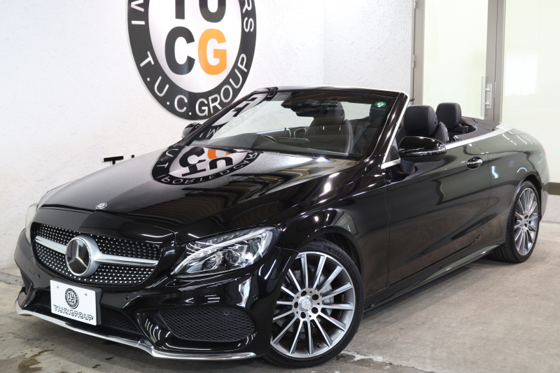 メルセデスベンツ Cクラス C180ｶﾌﾞﾘｵﾚ ｽﾎﾟｰﾂ ﾚｻﾞｰｴｸｽｸﾙｰｼﾌﾞ&ﾚｰﾀﾞｰｾｰﾌﾃｨPKG　ｷｰﾚｽｺﾞｰ 黒本革 ｴｱｽｶｰﾌ ﾍｯﾄﾞｱｯﾌﾟD HDDﾅﾋﾞTV BT音楽 ﾊﾞｯｸｶﾒﾗ PTS LEDﾗｲﾄ AMGｴｱﾛ&19AW ﾀﾞｲﾅﾐｯｸｾﾚｸﾄ 黒幌 9AT　2年保証