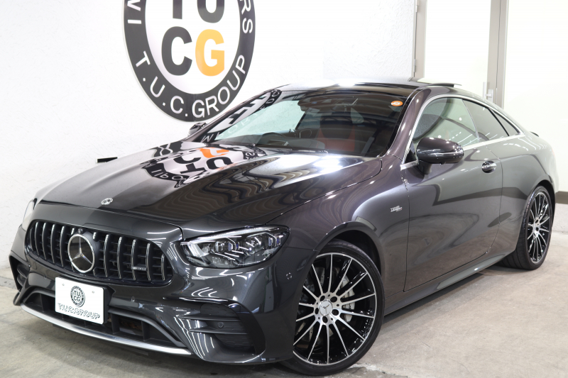 AMG Eクラス E53 4MATIC+ ｸｰﾍﾟ ｴｸｽｸﾙｰｼﾌﾞ&ﾚｰﾀﾞｰｾｰﾌﾃｨPKG　ISG搭載 後期 1ｵｰﾅｰ ｷｰﾚｽｺﾞｰ 赤/黒本革 ﾍﾞﾝﾁﾚｰﾀｰ ﾊﾟﾉﾗﾏSR HUD MBUXﾅﾋﾞTV ｽﾏﾎ連携 ﾌﾞﾙﾒｽﾀｰ 360ｶﾒﾗ PTS LEDﾗｲﾄ ﾊﾝｽﾞﾌﾘｰA AMG専用装備&ﾁｭｰﾆﾝｸﾞ 9AT 希少色ｸﾞﾗﾌｧｲﾄｸﾞﾚｰ  2年保証