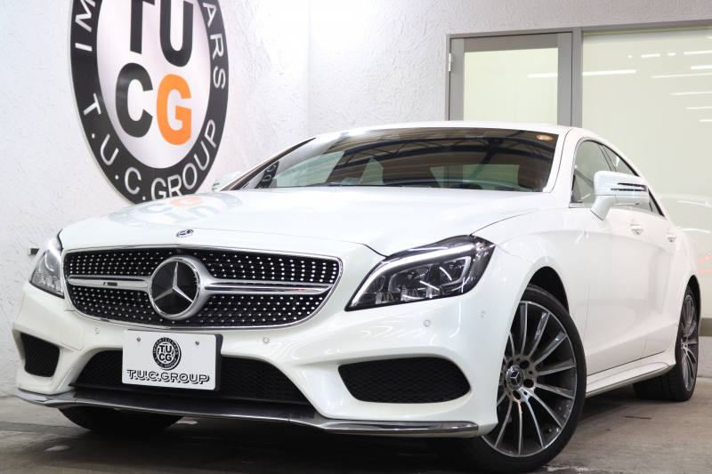 メルセデスベンツ CLS CLS220d AMGﾗｲﾝ ﾚｰﾀﾞｰｾｰﾌﾃｨPKG　後期 ｷｰﾚｽｺﾞｰ 黒本革 全席ﾋｰﾀｰ ｻﾝﾙｰﾌ HDDﾅﾋﾞTV ｽﾏﾎ連携 360ｶﾒﾗ PTS LEDﾗｲﾄ 自動ﾄﾗﾝｸ AMGｴｱﾛ&19AW ｴｱｻｽ 7AT　2年保証