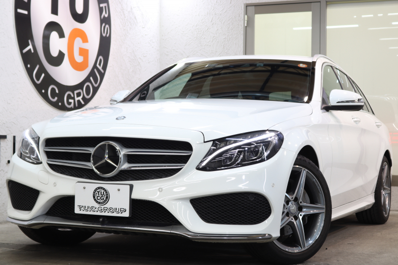 メルセデスベンツ Cクラス C200ｽﾃｰｼｮﾝﾜｺﾞﾝ ｽﾎﾟｰﾂ 本革仕様 ﾚｰﾀﾞｰｾｰﾌﾃｨPKG　ｷｰﾚｽｺﾞｰ 赤本革 HDDﾅﾋﾞTV BT音楽 ﾊﾞｯｸｶﾒﾗ PTS LEDﾗｲﾄ ﾊﾝｽﾞﾌﾘｰA AMGｴｱﾛ&18AW ﾀﾞｲﾅﾐｯｸS ｴｱｻｽ 7AT　2年保証