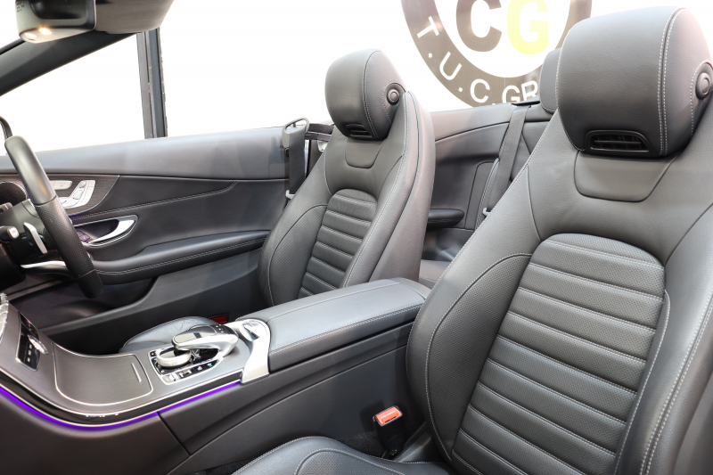 メルセデスベンツ Cクラス C180ｶﾌﾞﾘｵﾚ ｽﾎﾟｰﾂ ﾚｻﾞｰｴｸｽｸﾙｰｼﾌﾞ&ﾚｰﾀﾞｰｾｰﾌﾃｨPKG　後期最終型 1ｵｰﾅｰ ｷｰﾚｽｺﾞｰ 黒本革 ｴｱｽｶｰﾌ ﾍｯﾄﾞｱｯﾌﾟD HDDﾅﾋﾞTV ｽﾏﾎ連携 ﾊﾞｯｸｶﾒﾗ PTS LEDﾗｲﾄ AMGｴｱﾛ&19AW ｴｱｷｬｯﾌﾟ ﾄﾞﾗﾌﾄｽﾄｯﾌﾟ黒幌 ｴｱｻｽ 9AT　2年保証