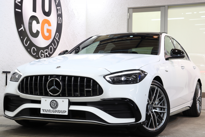 AMG Cクラス C43 4MATIC AMGﾅｲﾄ&ﾚｰﾀﾞｰｾｰﾌﾃｨPKG　BSG搭載 1ｵｰﾅｰ 黒本革 ﾍﾞﾝﾁﾚｰﾀｰ ﾊﾟﾉﾗﾏSR ﾍｯﾄﾞｱｯﾌﾟD MBUXﾅﾋﾞTV&ARﾅﾋﾞ ｽﾏﾎ連携 ﾌﾞﾙﾒｽﾀｰ 360ｶﾒﾗ PTS LEDﾗｲﾄ 自動ﾄﾗﾝｸ AMG専用装備&ﾁｭｰﾆﾝｸﾞ ﾘｱｱｸｽﾙｽﾃｱ 9AT　2年保証