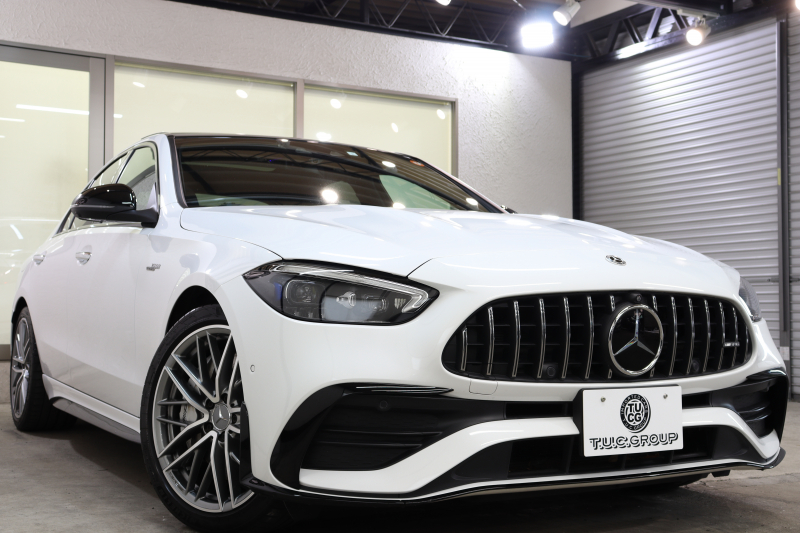 AMG Cクラス C43 4MATIC AMGﾅｲﾄ&ﾚｰﾀﾞｰｾｰﾌﾃｨPKG　BSG搭載 1ｵｰﾅｰ 黒本革 ﾍﾞﾝﾁﾚｰﾀｰ ﾊﾟﾉﾗﾏSR ﾍｯﾄﾞｱｯﾌﾟD MBUXﾅﾋﾞTV&ARﾅﾋﾞ ｽﾏﾎ連携 ﾌﾞﾙﾒｽﾀｰ 360ｶﾒﾗ PTS LEDﾗｲﾄ 自動ﾄﾗﾝｸ AMG専用装備&ﾁｭｰﾆﾝｸﾞ ﾘｱｱｸｽﾙｽﾃｱ 9AT　2年保証
