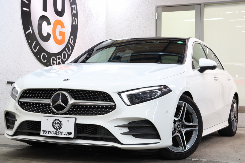 メルセデスベンツ Aクラス A180ｽﾀｲﾙ AMGﾗｲﾝ AMGﾚｻﾞｰｴｸｽｸﾙｰｼﾌﾞ&ｱﾄﾞﾊﾞﾝｽﾄﾞ&ﾅﾋﾞｹﾞｰｼｮﾝ&ﾚｰﾀﾞｰｾｰﾌﾃｨPKG　ｷｰﾚｽｺﾞｰ 灰/黒本革 ﾊﾟﾉﾗﾏSR ﾍｯﾄﾞｱｯﾌﾟD MBUXﾅﾋﾞTV BT音楽 ｱﾄﾞﾊﾞﾝｽﾄﾞｻｳﾝﾄﾞ 360ｶﾒﾗ PTS LEDﾗｲﾄ AMGｴｱﾛ&18AW ﾀﾞｲﾅﾐｯｸS　2年保証