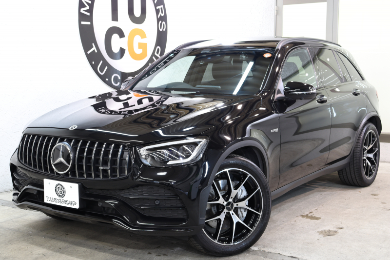 AMG GLC GLC43 4MATIC ﾚｻﾞｰｴｸｽｸﾙｰｼﾌﾞ&ﾚｰﾀﾞｰｾｰﾌﾃｨPKG　後期 ｷｰﾚｽｺﾞｰ 黒本革 ﾍﾞﾝﾁﾚｰﾀｰ ﾊﾟﾉﾗﾏSR ﾍｯﾄﾞｱｯﾌﾟD MBUXﾅﾋﾞTV BT音楽 ﾌﾞﾙﾒｽﾀｰ 360ｶﾒﾗ PTS LEDﾗｲﾄ ﾊﾝｽﾞﾌﾘｰA AMG専用装備&ﾁｭｰﾆﾝｸﾞ ｴｱｻｽ 9AT　2年保証