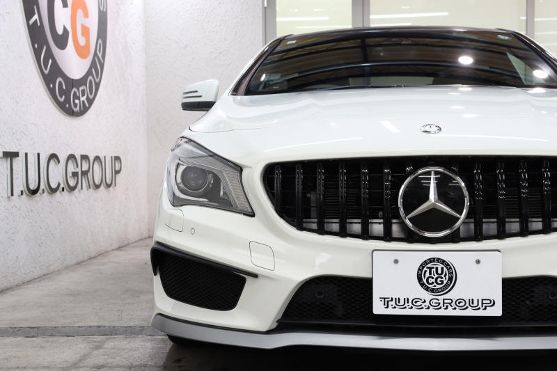AMG CLAクラス CLA45 4MATIC AMGｴｸｽｸﾙｰｼﾌﾞ&ﾊﾞﾘｭｰ&ﾚｰﾀﾞｰｾｰﾌﾃｨPKG　黒本革 ﾊﾟﾉﾗﾏSR HDDﾅﾋﾞTV BT音楽 ﾊﾞｯｸｶﾒﾗ DSRC PTS ｷｾﾉﾝﾗｲﾄ AMG専用装備&ﾁｭｰﾆﾝｸﾞ ﾊﾟﾅﾒﾘｶｰﾅｸﾞﾘﾙ 7AT　2年保証