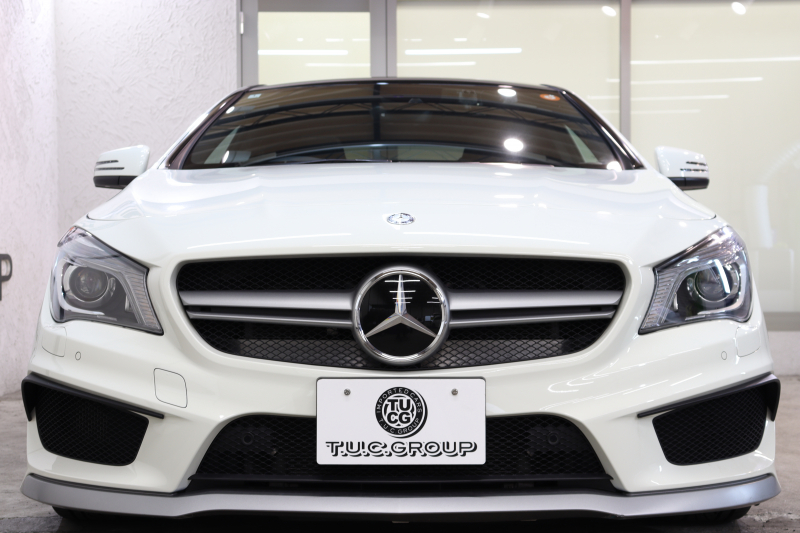 AMG CLAクラス CLA45 4MATIC AMGｴｸｽｸﾙｰｼﾌﾞ&ﾊﾞﾘｭｰ&ﾚｰﾀﾞｰｾｰﾌﾃｨPKG　1ｵｰﾅｰ 黒本革 ﾊﾟﾉﾗﾏSR HDDﾅﾋﾞTV BT音楽 ﾊﾞｯｸｶﾒﾗ DSRC PTS ｷｾﾉﾝﾗｲﾄ AMG専用装備&ﾁｭｰﾆﾝｸﾞ 7AT　2年保証