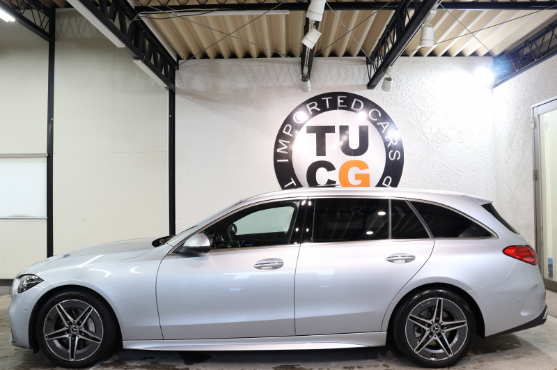 メルセデスベンツ Cクラス C220d ｽﾃｰｼｮﾝﾜｺﾞﾝ AVG AMGﾗｲﾝ ﾚｻﾞｰｴｸｽｸﾙｰｼﾌﾞ&ﾍﾞｰｼｯｸ&ﾚｰﾀﾞｰｾｰﾌﾃｨPKG　ISG搭載 1ｵｰﾅｰ ｷｰﾚｽｺﾞｰ 黒本革 ﾊﾟﾉﾗﾏSR ﾍｯﾄﾞｱｯﾌﾟD MBUXﾅﾋﾞTV ｽﾏﾎ連携 360ｶﾒﾗ PTS LEDﾗｲﾄ 自動Rｹﾞｰﾄ AMGｴｱﾛ&18AW 9AT　2年保証