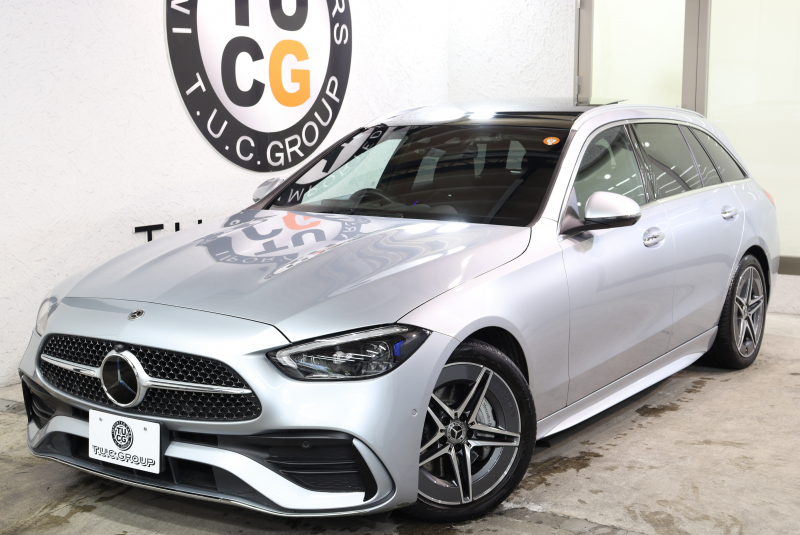 メルセデスベンツ Cクラス C220d ｽﾃｰｼｮﾝﾜｺﾞﾝ AVG AMGﾗｲﾝ ﾚｻﾞｰｴｸｽｸﾙｰｼﾌﾞ&ﾍﾞｰｼｯｸ&ﾚｰﾀﾞｰｾｰﾌﾃｨPKG　ISG搭載 1ｵｰﾅｰ ｷｰﾚｽｺﾞｰ 黒本革 ﾊﾟﾉﾗﾏSR ﾍｯﾄﾞｱｯﾌﾟD MBUXﾅﾋﾞTV ｽﾏﾎ連携 360ｶﾒﾗ PTS LEDﾗｲﾄ 自動Rｹﾞｰﾄ AMGｴｱﾛ&18AW 9AT　2年保証