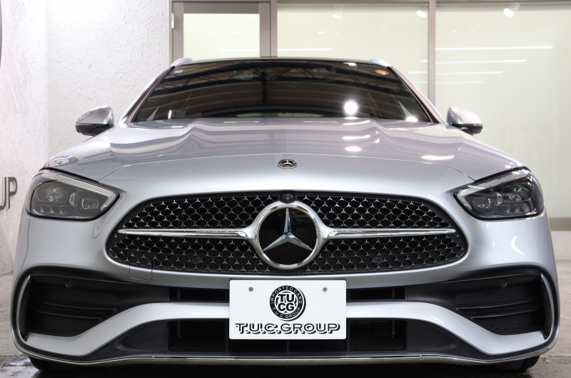 メルセデスベンツ Cクラス C220d ｽﾃｰｼｮﾝﾜｺﾞﾝ AVG AMGﾗｲﾝ ﾚｻﾞｰｴｸｽｸﾙｰｼﾌﾞ&ﾍﾞｰｼｯｸ&ﾚｰﾀﾞｰｾｰﾌﾃｨPKG　ISG搭載 1ｵｰﾅｰ ｷｰﾚｽｺﾞｰ 黒本革 ﾊﾟﾉﾗﾏSR ﾍｯﾄﾞｱｯﾌﾟD MBUXﾅﾋﾞTV ｽﾏﾎ連携 360ｶﾒﾗ PTS LEDﾗｲﾄ 自動Rｹﾞｰﾄ AMGｴｱﾛ&18AW 9AT　2年保証