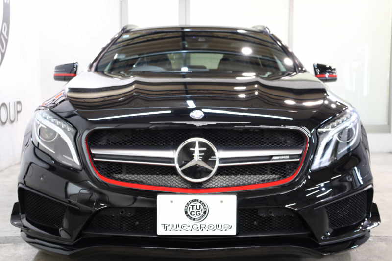 AMG GLA GLA45 4MATIC ｴﾃﾞｨｼｮﾝ1 ﾚｰﾀﾞｰｾｰﾌﾃｨPKG　300台限定車 専用黒本革 HDDﾅﾋﾞTV ﾊﾞｯｸｶﾒﾗ PTS ｷｾﾉﾝﾗｲﾄ 自動Rｹﾞｰﾄ AMG専用装備&ﾁｭｰﾆﾝｸﾞ 専用ｴｱﾛ&ﾃﾞｶｰﾙ 7AT　2年保証