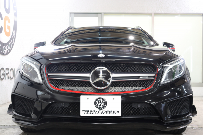 AMG GLA GLA45 4MATIC ｴﾃﾞｨｼｮﾝ1 ﾚｰﾀﾞｰｾｰﾌﾃｨPKG　300台限定車 黒本革 HDDﾅﾋﾞTV ﾊﾞｯｸｶﾒﾗ PTS ｷｾﾉﾝﾗｲﾄ 自動Rｹﾞｰﾄ AMG専用装備&ﾁｭｰﾆﾝｸﾞ 専用ｴｱﾛ&ﾃﾞｶｰﾙ 7AT　2年保証