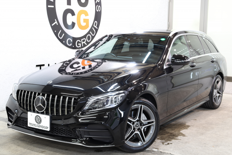 メルセデスベンツ Cクラス C200ｽﾃｰｼｮﾝﾜｺﾞﾝ 4MATIC AVG AMGﾗｲﾝ ﾚｰﾀﾞｰｾｰﾌﾃｨPKG　BSG搭載 後期 ｷｰﾚｽｺﾞｰ 黒革 HDDﾅﾋﾞTV ｽﾏﾎ連携 ﾊﾞｯｸｶﾒﾗ PTS LEDﾗｲﾄ 自動Rｹﾞｰﾄ AMGｴｱﾛ&18AW ﾀﾞｲﾅﾐｯｸS ｴｱｻｽ 9AT　2年保証