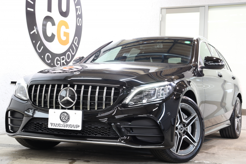 メルセデスベンツ Cクラス C200ｽﾃｰｼｮﾝﾜｺﾞﾝ 4MATIC AVG AMGﾗｲﾝ ﾚｰﾀﾞｰｾｰﾌﾃｨPKG　BSG搭載 後期 ｷｰﾚｽｺﾞｰ 黒革 HDDﾅﾋﾞTV ｽﾏﾎ連携 ﾊﾞｯｸｶﾒﾗ PTS LEDﾗｲﾄ 自動Rｹﾞｰﾄ AMGｴｱﾛ&18AW ﾀﾞｲﾅﾐｯｸS ｴｱｻｽ 9AT　2年保証