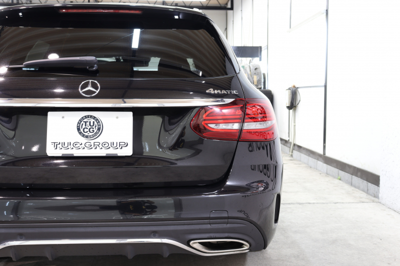 メルセデスベンツ Cクラス C200ｽﾃｰｼｮﾝﾜｺﾞﾝ 4MATIC AVG AMGﾗｲﾝ ﾚｰﾀﾞｰｾｰﾌﾃｨPKG　BSG搭載 後期 ｷｰﾚｽｺﾞｰ 黒革 HDDﾅﾋﾞTV ｽﾏﾎ連携 ﾊﾞｯｸｶﾒﾗ PTS LEDﾗｲﾄ 自動Rｹﾞｰﾄ AMGｴｱﾛ&18AW ﾀﾞｲﾅﾐｯｸS ｴｱｻｽ 9AT　2年保証