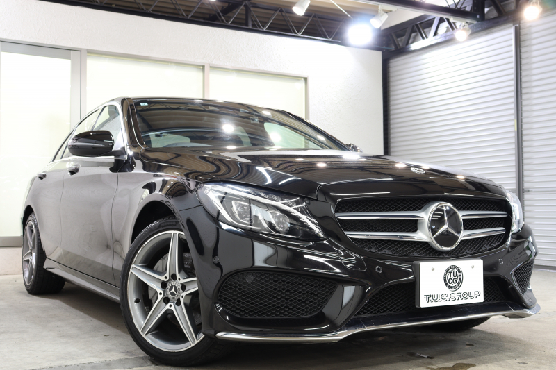 メルセデスベンツ Cクラス C220d ﾛｰﾚｳｽｴﾃﾞｨｼｮﾝ ﾚｰﾀﾞｰｾｰﾌﾃｨPKG　特別仕様車 ｷｰﾚｽｺﾞｰ 黒革 ｼｰﾄﾋｰﾀｰ HDDﾅﾋﾞTV BT音楽 ﾊﾞｯｸｶﾒﾗ PTS LEDﾗｲﾄ AMGｴｱﾛ&18AW ﾀﾞｲﾅﾐｯｸS ｴｱｻｽ 9AT　2年保証