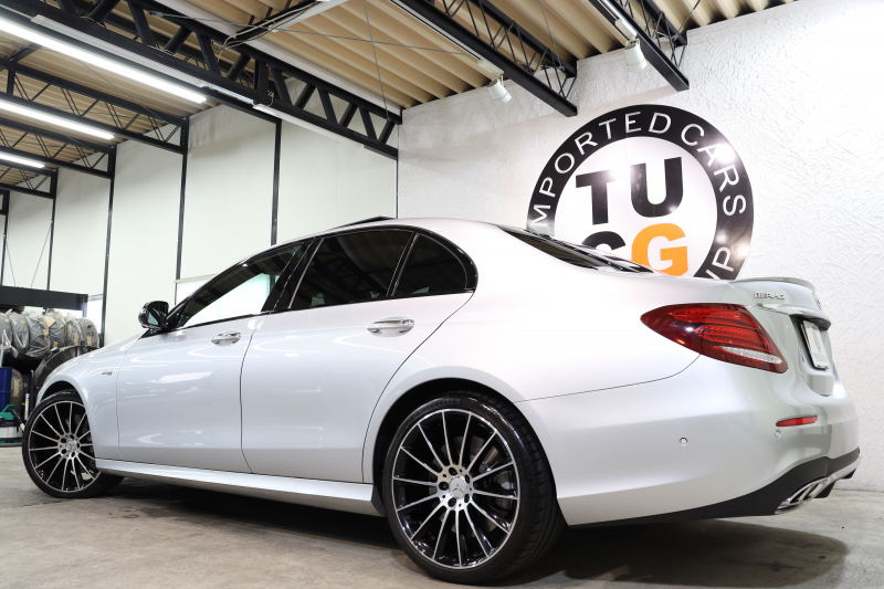 AMG Eクラス E43 4MATIC ｴｸｽｸﾙｰｼﾌﾞ&ﾚｰﾀﾞｰｾｰﾌﾃｨPKG　ｷｰﾚｽｺﾞｰ 黒本革 ﾍﾞﾝﾁﾚｰﾀｰ ﾊﾟﾉﾗﾏSR ﾍｯﾄﾞｱｯﾌﾟD HDDﾅﾋﾞTV ｽﾏﾎ連携 ﾌﾞﾙﾒｽﾀｰ 360ｶﾒﾗ PTS LEDﾗｲﾄ ﾊﾝｽﾞﾌﾘｰA AMG専用装備&ﾁｭｰﾆﾝｸﾞ 9AT　2年保証