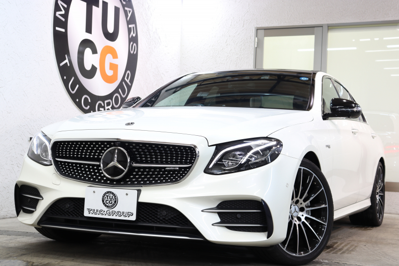 AMG Eクラス E43 4MATIC ﾚｰﾀﾞｰｾｰﾌﾃｨPKG　ｷｰﾚｽｺﾞｰ 黒本革 ﾊﾟﾉﾗﾏSR ﾍｯﾄﾞｱｯﾌﾟD HDDﾅﾋﾞTV ｽﾏﾎ連携 ﾌﾞﾙﾒｽﾀｰ 360ｶﾒﾗ PTS LEDﾗｲﾄ ﾊﾝｽﾞﾌﾘｰA AMG専用装備&ﾁｭｰﾆﾝｸﾞ ﾀﾞｲﾅﾐｯｸS 9AT　2年保証