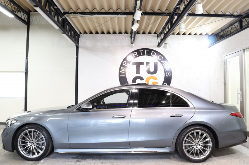 メルセデスベンツ Sクラス S500 4MATIC AMGﾗｲﾝ ﾚｻﾞｰｴｸｽｸﾙｰｼﾌﾞ&ﾍﾞｰｼｯｸ&ﾚｰﾀﾞｰｾｰﾌﾃｨPKG　ISG搭載 1ｵｰﾅｰ ｷｰﾚｽｺﾞｰ 黒本革 ﾍﾞﾝﾁﾚｰﾀｰ ﾊﾟﾉﾗﾏSR ﾍｯﾄﾞｱｯﾌﾟD MBUXﾅﾋﾞTV ｽﾏﾎ連携 ﾌﾞﾙﾒｽﾀｰ 360ｶﾒﾗ PTS LEDﾗｲﾄ ﾊﾝｽﾞﾌﾘｰA AMGｴｱﾛ&20AW 9AT　2年保証