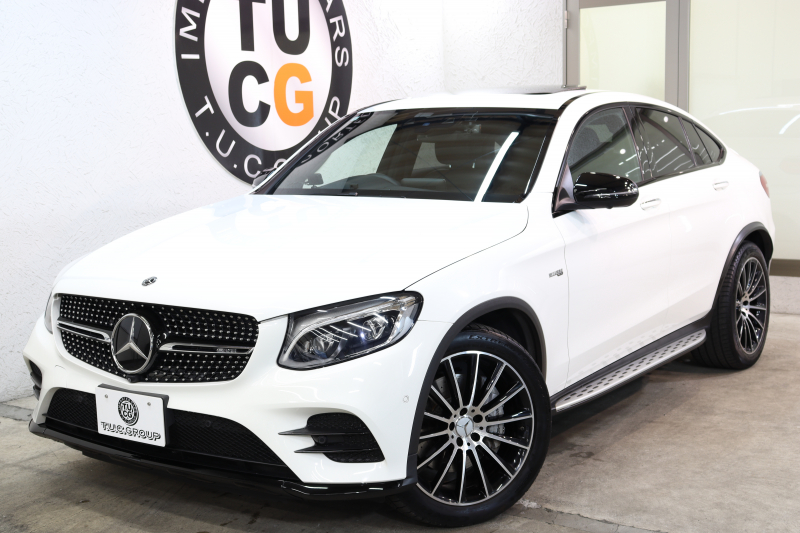 AMG GLCクーペ GLC43 4MATIC ｸｰﾍﾟ ﾚｻﾞｰｴｸｽｸﾙｰｼﾌﾞ&ﾅｲﾄ&ﾚｰﾀﾞｰｾｰﾌﾃｨPKG　ｷｰﾚｽｺﾞｰ 黒本革 全席ｼｰﾄﾋｰﾀｰ ｻﾝﾙｰﾌ ﾍｯﾄﾞｱｯﾌﾟD 純正HDDﾅﾋﾞTV BT音楽 ﾌﾞﾙﾒｽﾀｰ 360ｶﾒﾗ ﾊﾝｽﾞﾌﾘｰA AMGｴｱﾛ&20AW AMGﾄﾗﾝｸｽﾎﾟｲﾗｰ AMG専用装備&ﾁｭｰﾆﾝｸﾞ 9AT　2年保証