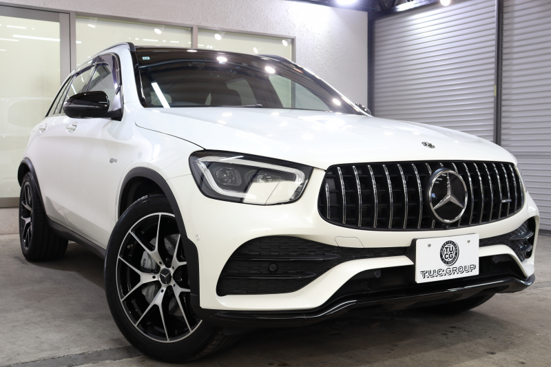 AMG GLC GLC43 4MATIC ﾚｻﾞｰｴｸｽｸﾙｰｼﾌﾞ&ﾚｰﾀﾞｰｾｰﾌﾃｨPKG　後期 MEｺﾈｸﾄ ｷｰﾚｽｺﾞｰ 黒本革 ﾍﾞﾝﾁﾚｰﾀｰ ﾊﾟﾉﾗﾏSR ﾍｯﾄﾞｱｯﾌﾟD MBUXﾅﾋﾞTV BT音楽 ﾌﾞﾙﾒｽﾀｰ 360ｶﾒﾗ PTS LEDﾗｲﾄ ﾊﾝｽﾞﾌﾘｰA AMG専用装備&ﾁｭｰﾆﾝｸﾞ ｴｱｻｽ 9AT　2年保証