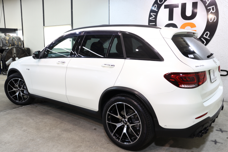 AMG GLC GLC43 4MATIC ﾚｻﾞｰｴｸｽｸﾙｰｼﾌﾞ&ﾚｰﾀﾞｰｾｰﾌﾃｨPKG　後期 MEｺﾈｸﾄ ｷｰﾚｽｺﾞｰ 黒本革 ﾍﾞﾝﾁﾚｰﾀｰ ﾊﾟﾉﾗﾏSR ﾍｯﾄﾞｱｯﾌﾟD MBUXﾅﾋﾞTV BT音楽 ﾌﾞﾙﾒｽﾀｰ 360ｶﾒﾗ PTS LEDﾗｲﾄ ﾊﾝｽﾞﾌﾘｰA AMG専用装備&ﾁｭｰﾆﾝｸﾞ ｴｱｻｽ 9AT　2年保証