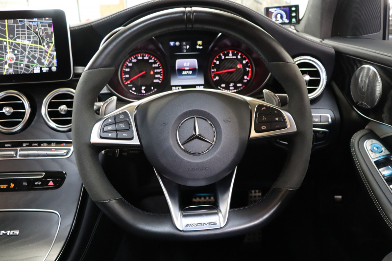 AMG GLCクーペ GLC63S 4MATIC+ ｸｰﾍﾟ AMGｶｰﾎﾞﾝｴｸｽﾃﾘｱ&ﾚｻﾞｰｴｸｽｸﾙｰｼﾌﾞ&ﾚｰﾀﾞｰｾｰﾌﾃｨPKG　ｷｰﾚｽｺﾞｰ 黒本革 ﾍﾞﾝﾁﾚｰﾀｰ ﾊﾟﾉﾗﾏSR ﾍｯﾄﾞｱｯﾌﾟD HDDﾅﾋﾞTV BT音楽 ﾌﾞﾙﾒｽﾀｰ 360ｶﾒﾗ PTS LEDﾗｲﾄ ﾊﾝｽﾞﾌﾘｰA AMG専用装備&ﾁｭｰﾆﾝｸﾞ 9AT