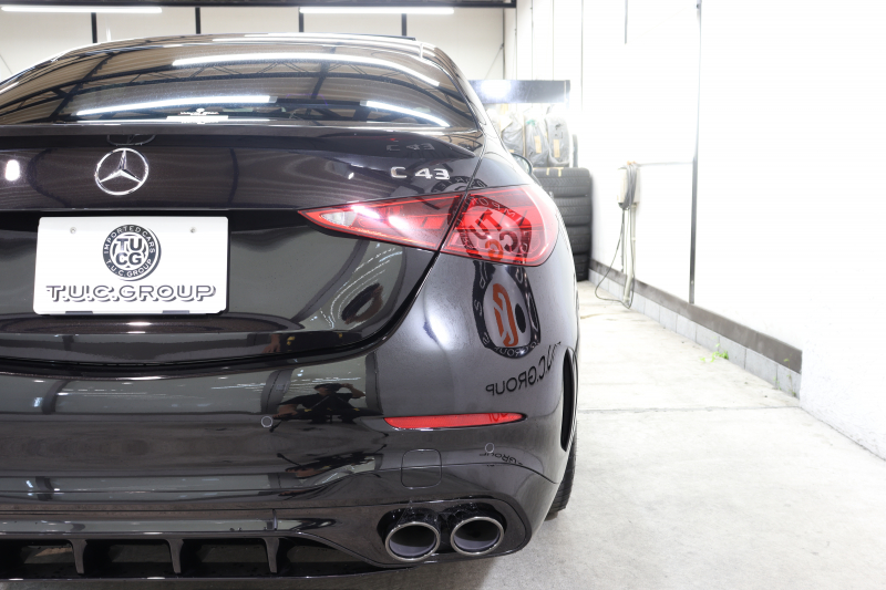 AMG Cクラス C43 4MATIC ﾚｰﾀﾞｰｾｰﾌﾃｨPKG　BSG搭載 黒本革 ﾍﾞﾝﾁﾚｰﾀｰ ﾊﾟﾉﾗﾏSR ﾍｯﾄﾞｱｯﾌﾟD MBUXﾅﾋﾞTV&ARﾅﾋﾞ ｽﾏﾎ連携 ﾌﾞﾙﾒｽﾀｰ 360ｶﾒﾗ PTS LEDﾗｲﾄ 自動ﾄﾗﾝｸ AMG専用装備&ﾁｭｰﾆﾝｸﾞ 9AT　2年保証