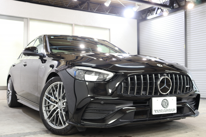 AMG Cクラス C43 4MATIC ﾚｰﾀﾞｰｾｰﾌﾃｨPKG　BSG搭載 黒本革 ﾍﾞﾝﾁﾚｰﾀｰ ﾊﾟﾉﾗﾏSR ﾍｯﾄﾞｱｯﾌﾟD MBUXﾅﾋﾞTV&ARﾅﾋﾞ ｽﾏﾎ連携 ﾌﾞﾙﾒｽﾀｰ 360ｶﾒﾗ PTS LEDﾗｲﾄ 自動ﾄﾗﾝｸ AMG専用装備&ﾁｭｰﾆﾝｸﾞ 9AT　2年保証