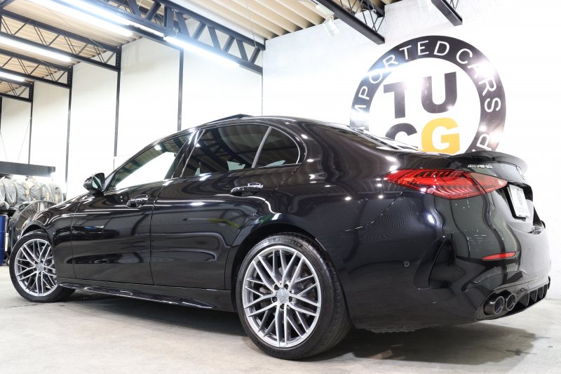 AMG Cクラス C43 4MATIC ﾚｰﾀﾞｰｾｰﾌﾃｨPKG　BSG搭載 黒本革 ﾍﾞﾝﾁﾚｰﾀｰ ﾊﾟﾉﾗﾏSR ﾍｯﾄﾞｱｯﾌﾟD MBUXﾅﾋﾞTV&ARﾅﾋﾞ ｽﾏﾎ連携 ﾌﾞﾙﾒｽﾀｰ 360ｶﾒﾗ PTS LEDﾗｲﾄ 自動ﾄﾗﾝｸ AMG専用装備&ﾁｭｰﾆﾝｸﾞ 9AT　2年保証