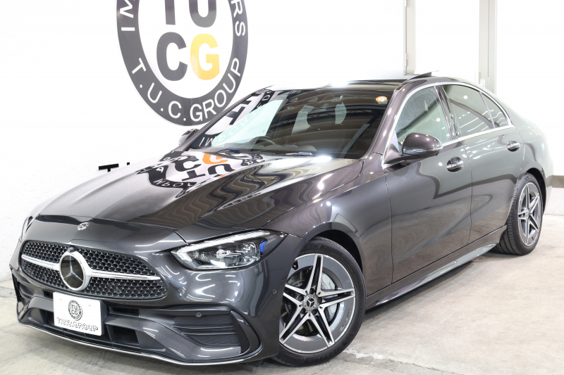 メルセデスベンツ Cクラス C220d AVG AMGﾗｲﾝ ﾚｻﾞｰｴｸｽｸﾙｰｼﾌﾞ&ﾍﾞｰｼｯｸ&ﾚｰﾀﾞｰｾｰﾌﾃｨPKG　ISG搭載 ｷｰﾚｽｺﾞｰ 黒本革 ﾊﾟﾉﾗﾏSR ﾍｯﾄﾞｱｯﾌﾟD MBUXﾅﾋﾞTV ｽﾏﾎ連携 ﾌﾞﾙﾒｽﾀｰ 360ｶﾒﾗ PTS LEDﾗｲﾄ 自動ﾄﾗﾝｸ AMGｴｱﾛ&18AW ﾀﾞｲﾅﾐｯｸS 9AT 希少色ｸﾞﾗﾌｧｲﾄｸﾞﾚｰ　2年保証