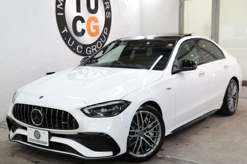 AMG Cクラス C43 4MATIC AMGﾅｲﾄ&ﾚｰﾀﾞｰｾｰﾌﾃｨPKG　BSG搭載 MEｺﾈｸﾄ ｷｰﾚｽｺﾞｰ 黒本革 ﾍﾞﾝﾁﾚｰﾀｰ ﾊﾟﾉﾗﾏSR ﾍｯﾄﾞｱｯﾌﾟD MBUXﾅﾋﾞTV&ARﾅﾋﾞ ｽﾏﾎ連携 ﾌﾞﾙﾒｽﾀｰ 360ｶﾒﾗ PTS LEDﾗｲﾄ 自動ﾄﾗﾝｸ AMG専用装備&ﾁｭｰﾆﾝｸﾞ 9AT　2年保証