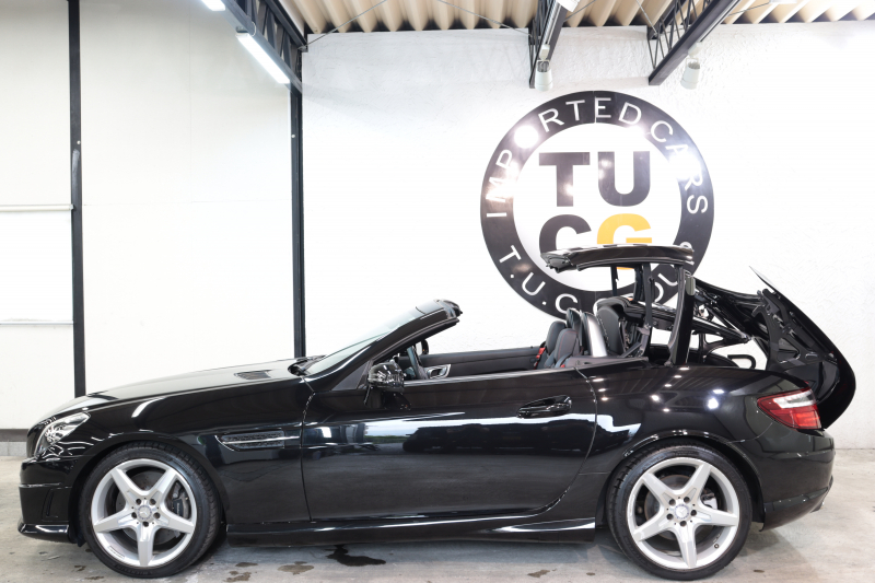 メルセデスベンツ SLKクラス SLK200 ｴｸｽｸﾙｰｼﾌﾞ AMGｽﾎﾟｰﾂ&ﾚｰﾀﾞｰｾｰﾌﾃｨPKG　後期最終 ｷｰﾚｽｺﾞｰ 黒本革 ｴｱｽｶｰﾌ HDDﾅﾋﾞTV&ｷｬﾝｾﾗｰ BT音楽 Bｶﾒﾗ PTS ｷｾﾉﾝﾗｲﾄ AMGｴｱﾛ&18AW ｴｱｶﾞｲﾄﾞ ﾊﾟﾄﾞﾙｼﾌﾄ ﾚｯﾄﾞｼｰﾄﾍﾞﾙﾄ 9AT　2年保証
