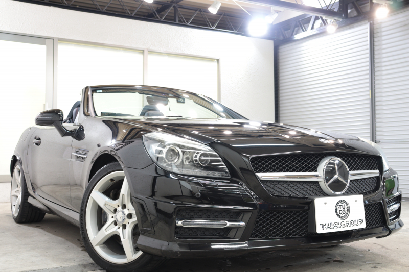 メルセデスベンツ SLKクラス SLK200 ｴｸｽｸﾙｰｼﾌﾞ AMGｽﾎﾟｰﾂ&ﾚｰﾀﾞｰｾｰﾌﾃｨPKG　後期最終 ｷｰﾚｽｺﾞｰ 黒本革 ｴｱｽｶｰﾌ HDDﾅﾋﾞTV&ｷｬﾝｾﾗｰ BT音楽 Bｶﾒﾗ PTS ｷｾﾉﾝﾗｲﾄ AMGｴｱﾛ&18AW ｴｱｶﾞｲﾄﾞ ﾊﾟﾄﾞﾙｼﾌﾄ ﾚｯﾄﾞｼｰﾄﾍﾞﾙﾄ 9AT　2年保証