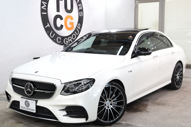 AMG Eクラス E43 4MATIC ｴｸｽｸﾙｰｼﾌﾞ&ﾚｰﾀﾞｰｾｰﾌﾃｨPKG　ｷｰﾚｽｺﾞｰ 黒本革 ﾍﾞﾝﾁﾚｰﾀｰ ﾊﾟﾉﾗﾏSR HUD HDDﾅﾋﾞTV&ｷｬﾝｾﾗｰ ｽﾏﾎ連携 ﾌﾞﾙﾒｽﾀｰ 360ｶﾒﾗ PTS LEDﾗｲﾄ ﾊﾝｽﾞﾌﾘｰA AMG専用装備&ﾁｭｰﾆﾝｸﾞ 9AT　2年保証